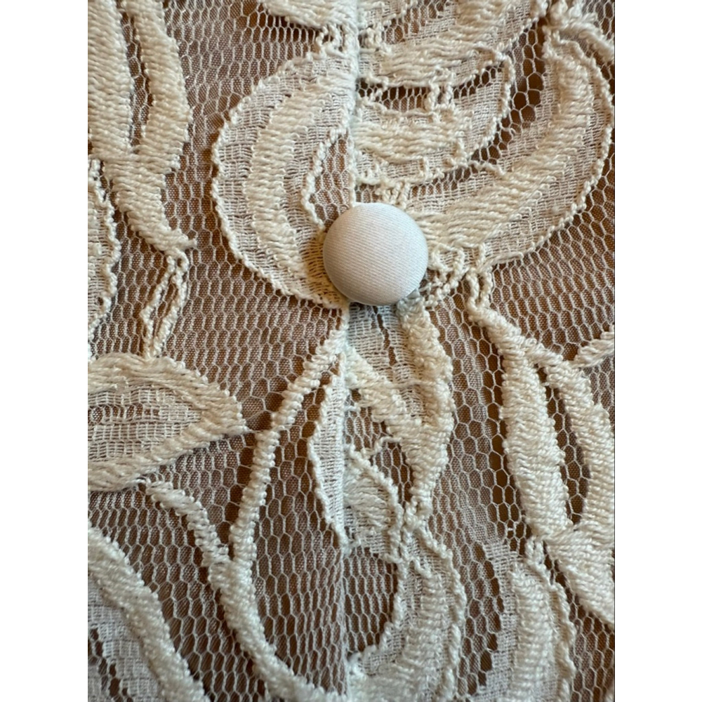 NWT Women's Banana Republic Shell Top Size 00P Cream Lace Beige Lining - Picture 7 of 12